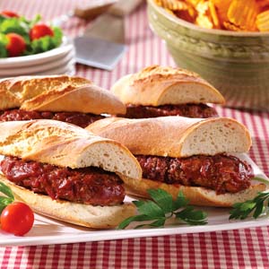 Hearty Meat and Potato Burgers with Apple Butter Ketchup Glaze