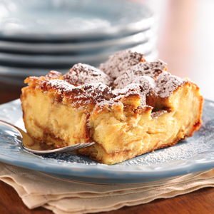 Maple Breakfast Bread Pudding