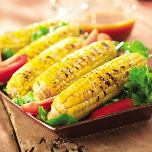 Sweet and Spicy Grilled Corn