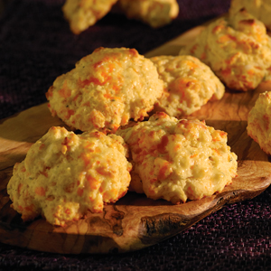 Garlic Cheddar Drop Biscuits