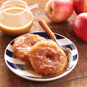 Cinnamon Fried Apple Rings