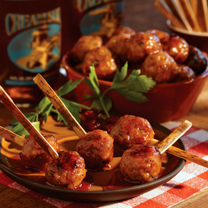 BBQ Sausage Meatballs