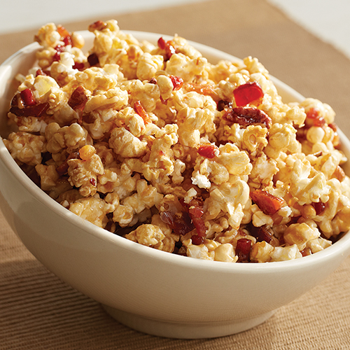 Maple Pecan Bacon Caramel Corn