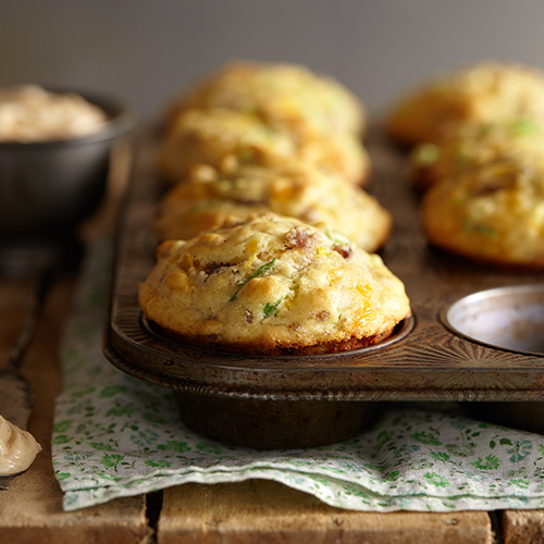 Maple Pecan Sausage Muffins