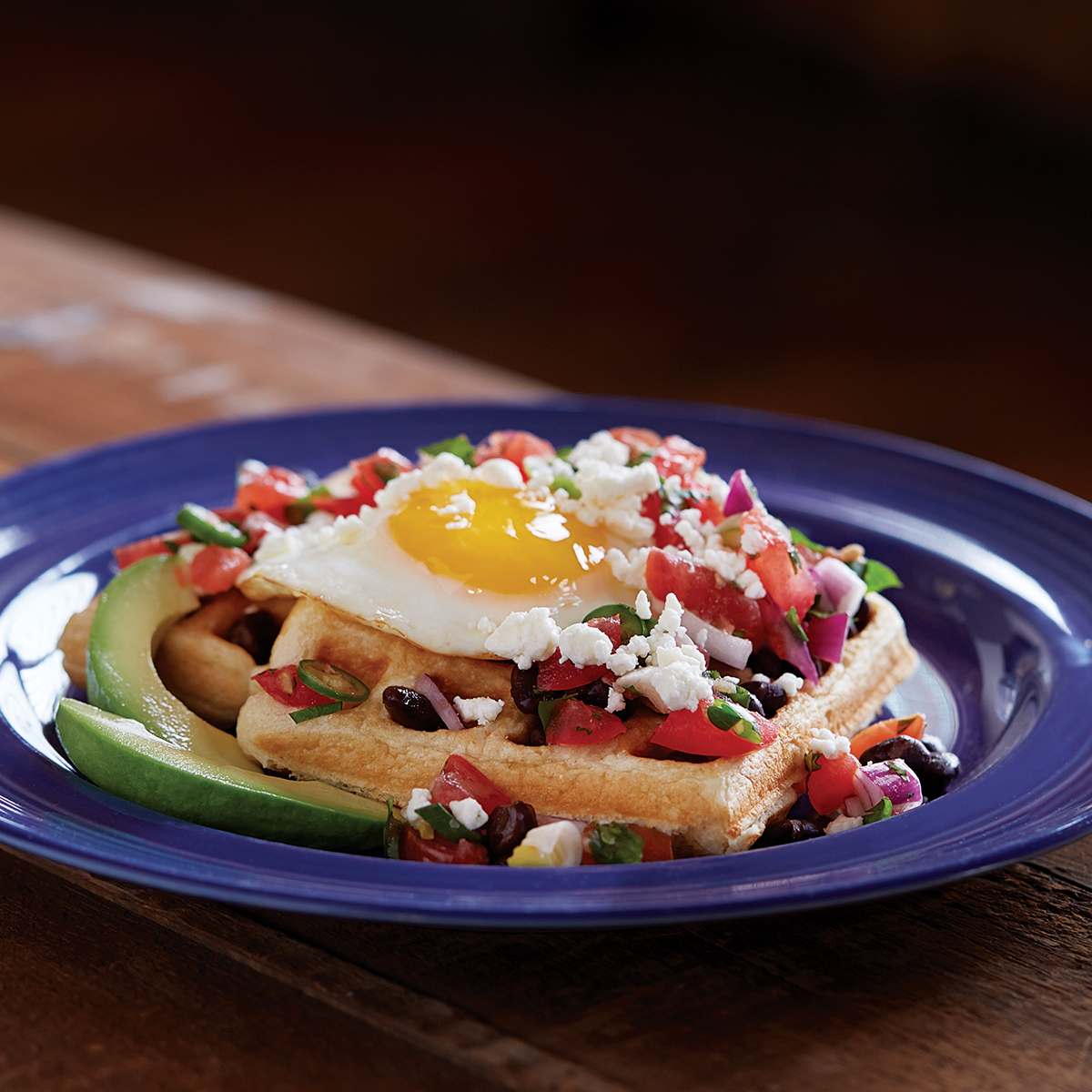 Huevos Rancheros Waffles